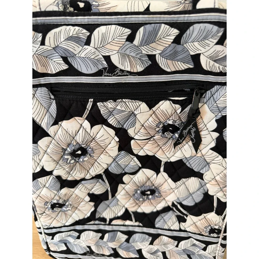 Vera Bradley Camellia Laptop Travel Tote Checkpoint Friendly Retired Floral Bag